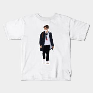 Pierre Gasly arriving on track at the 2021 Imola Grand Prix Kids T-Shirt